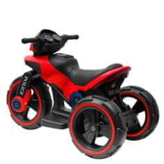 Baby Mix Detská elektrická motorka POLICE červená