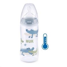 Manuka Health Dojčenská fľaša NUK FC+Temperature Control 300 ml BOX-Flow Control cumlík blue