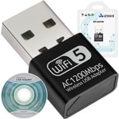 Izoxis WiFi USB adaptér 1200Mbps