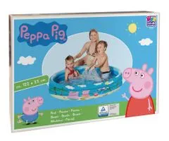 Happy People Detský bazénik Peppa Pig, 3 prstene