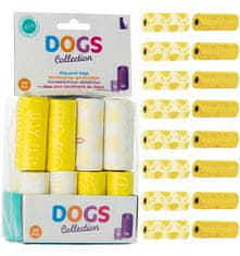 Dogs Collection Vrecká na trus Vrecká Na Psie Exkrementy Biologicky Rozložiteľné 480 Ks - Žlté