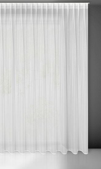 DESIGN 91 Hotová záclona s riasiacou páskou - Tonia biela