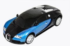 Ikonka RC licencia auta Bugatti Veyron 1:24 modrá