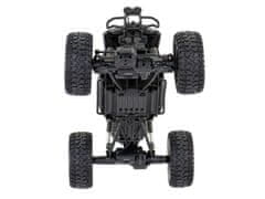 WOWO RC Rock Crawler 2.4GHz 1,8 - Diaľkové Ovládanie Auto, 51cm, Kovová Čierna Farba