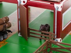 WOWO JASPERLAND Farma s ohrádkou, zvieratkami a traktorom - Detská hračka