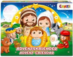 Craze Adventný kalendár - vianočný betlehem s Ježiškom