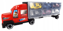 Luxma Nákladné auto s autami, plechové autá, odťahovka, 997 ks