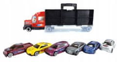 Luxma Nákladné auto s autami, plechové autá, odťahovka, 997 ks