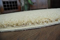 Dywany Lusczów Guľatý koberec SHAGGY Hiza 5 cm cesnakový, velikost kruh 120
