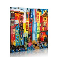 Artgeist Ručne maľovaný obraz - Magická ulica 80x80