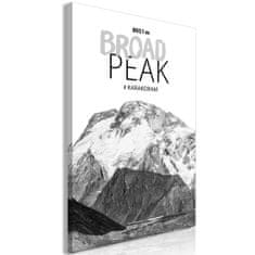 Artgeist Obraz - Broad Peak 60x90 obraz na plátne s dreveným rámom