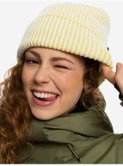 ROXY Svetložltá dámska rebrovaná čiapka Roxy Ozalee UNI