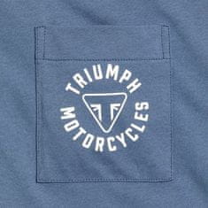Triumph tričko NEWLYN powder modro-biele 3XL