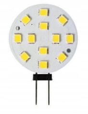 Berge LED žiarovka G4 - 3W - 270 lm - SMD tanierik - studená biela