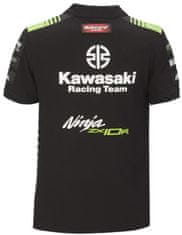 Kawasaki polo tričko RACING TEAM černo-bielo-zelené M