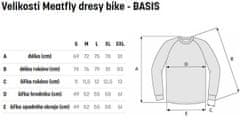 MEATFLY cyklo dres BASIS černo-sivý M