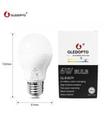 Gledopto GLEDOPTO Zigbee Pro 6W LED Bulb Dual White and Color (GL-B-007P) - multifarebná LED žiarovka