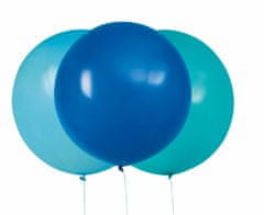 Unique Balóny veľké modro-tyrkysové 60cm
