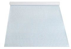 ISO Samolepiaca tabuľa biela s fixkami 45x200 cm