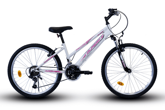 Olpran horský bicykel 24" Falcon Sus Lady, biela/ružová 15"