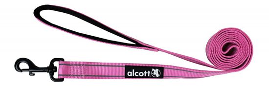 Alcott Reflexné vodítko pre psov ružové veľkosť S