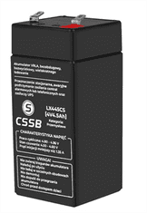 LTC Batéria olovená 4V/4,5Ah LTC LX445CS gélový akumulátor