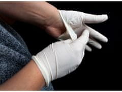 MERCATOR MEDICAL Latexové rukavice MERCATOR biele práškové 100ks M