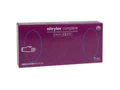Levanduľové nitrilové rukavice NITRYLEX Complete 100ks M