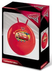 Skákacia lopta 45 - 50 cm Cars - červená