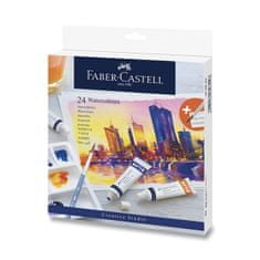 Faber-Castell Akvarelové farby 24 farieb, tuba 9 ml