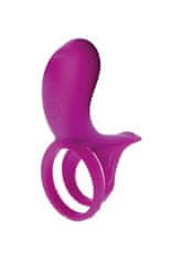 Xocoon XoCoon Couples Stimulator Ring (Fuchsia), stimulačný penis krúžok s vibráciou