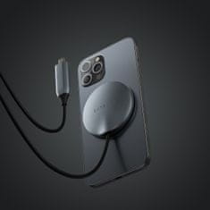 Satechi Magnetický bezdrôtový nabíjací kábel USB-C pre iPhone 15 Pro Max / AirPods Pro, 1,5 m