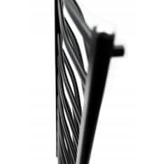Regnis 3D Slza, Vykurovacie teleso 540x910mm, 469W, čierna matná, L3D90/50/black