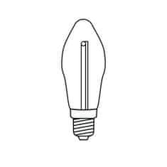 Exihand Blister 4 číre žiarovky LED FILAMENT pre svietnik 34V / 0,25W