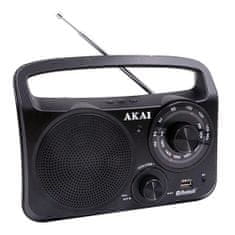 Akai Prenosné rádio , APR-85BT, Bluetooth, USB, AM/FM rádio, 240V alebo batéria 4xUM2