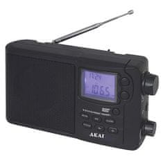 Akai Prenosné FM rádio , APR-2418, LCD displej, 0,8 W RMS
