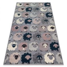 Dywany Lusczów Detský koberec Sheep sivý, velikost 190x270