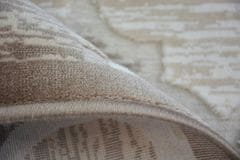 Dywany Lusczów Kusový koberec ACRYLOVY YAZZ 3766 tmavobéžový/hnedý trellis, velikost 240x330