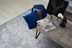 Dywany Lusczów Kusový koberec ACRYLOVY YAZZ 6076 svetlosivý / tmavosivý, velikost 160x220