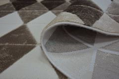 Dywany Lusczów Kusový koberec ACRYLOVY YAZZ 7660 tmavobéžový / hnedý, velikost 240x330