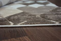 Dywany Lusczów Kusový koberec ACRYLOVY YAZZ 7660 tmavobéžový / hnedý, velikost 240x330