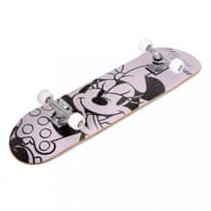 Disney Skateboard drevený max.80kg minnie mouse