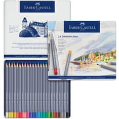 Faber-Castell Pastelky Goldfaber Aqua set-plech 24 farebné