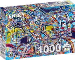 ENJOY Puzzle Zakrivené napätie 1000 dielikov