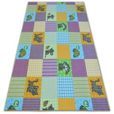 Dywany Lusczów Detský kusový koberec PETS modro-fialový, velikost 100x250