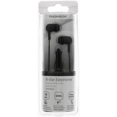 Thomson slúchadlá s mikrofónom EAR3005, silikónové štuple, čierna