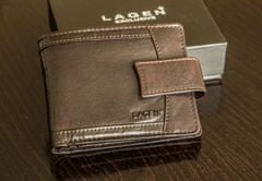 Lagen kožená peňaženka Cash Saver MAX Dark