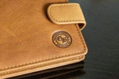 Gentleman's Boutique kožená peňaženka Cash Saver MAX Sandy