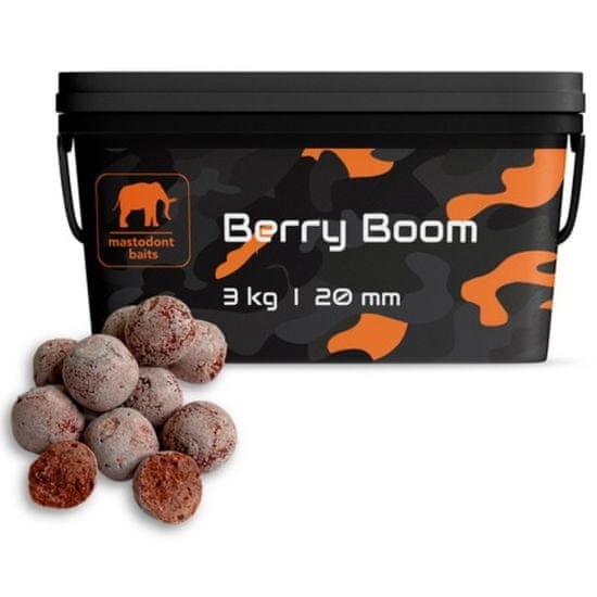 Mastodont Baits Boilies Berry Boom 3 kg 24 mm