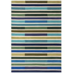 Flair Ručne všívaný kusový koberec Illusion Piano Green/Multi 120x170